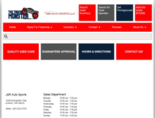 Tablet Screenshot of jandrautosports.com